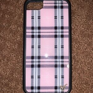 wildflower pink phone case
